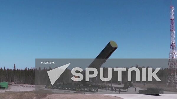 Testing new Sarmat ballistic missile