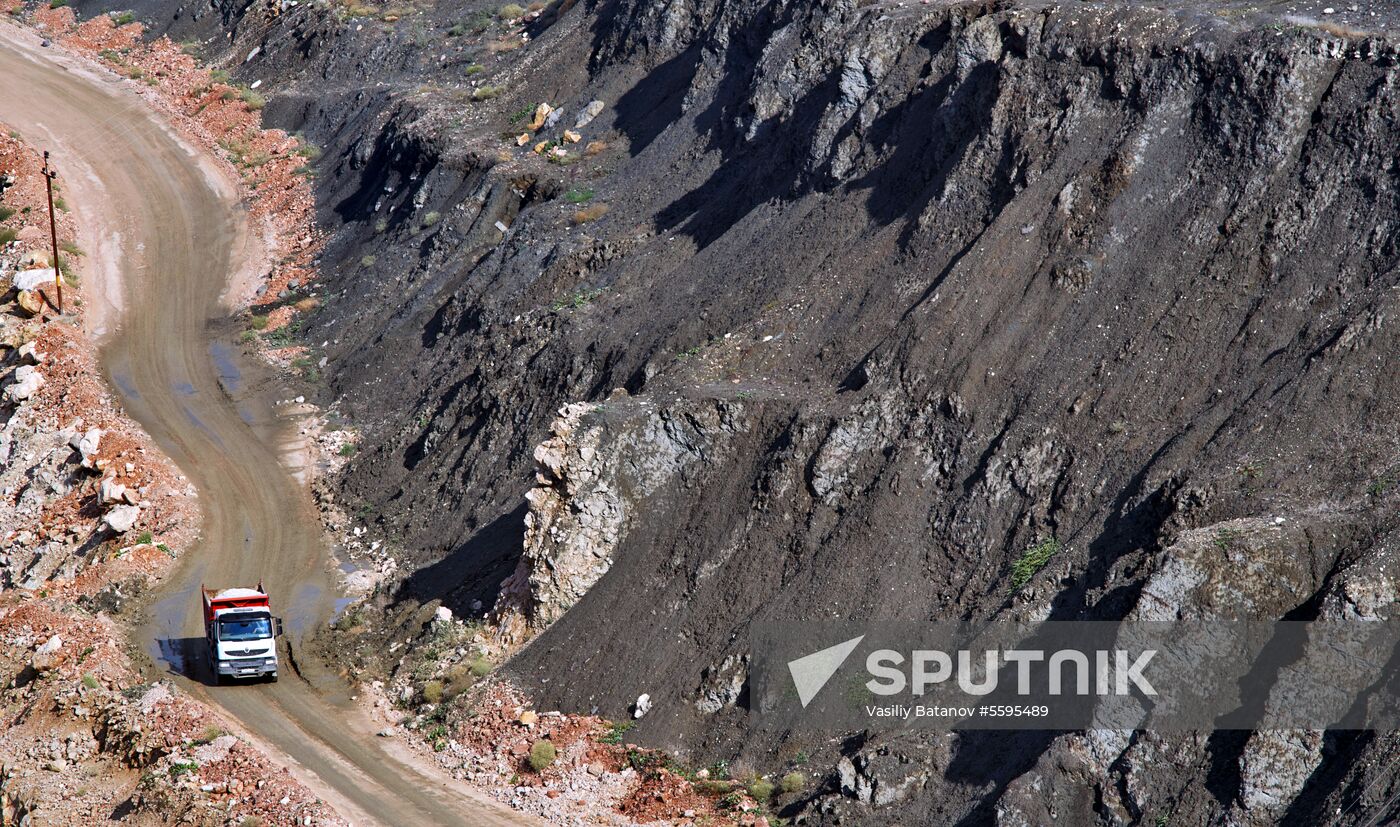 Balaklavskoye fluxing limestone mine in Crimea