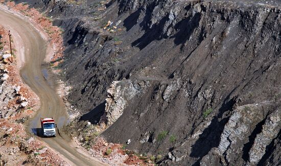 Balaklavskoye fluxing limestone mine in Crimea