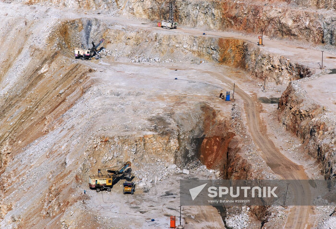 Balaklavskoye fluxing limestone mine in Crimea