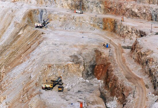 Balaklavskoye fluxing limestone mine in Crimea