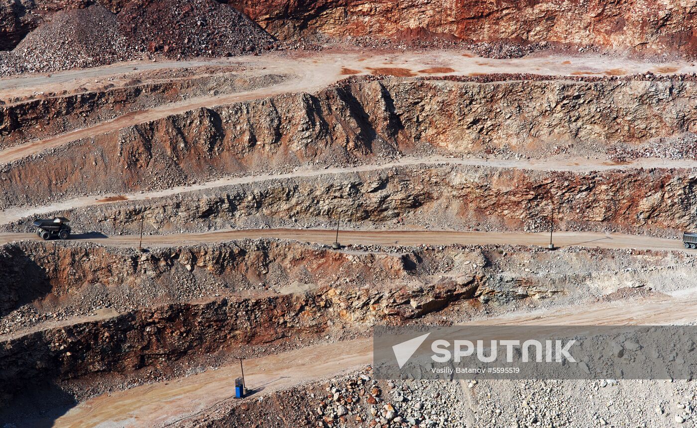 Balaklavskoye fluxing limestone mine in Crimea