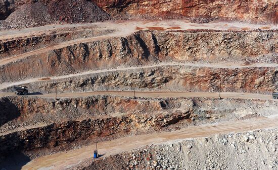 Balaklavskoye fluxing limestone mine in Crimea