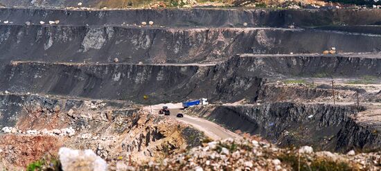 Balaklavskoye fluxing limestone mine in Crimea