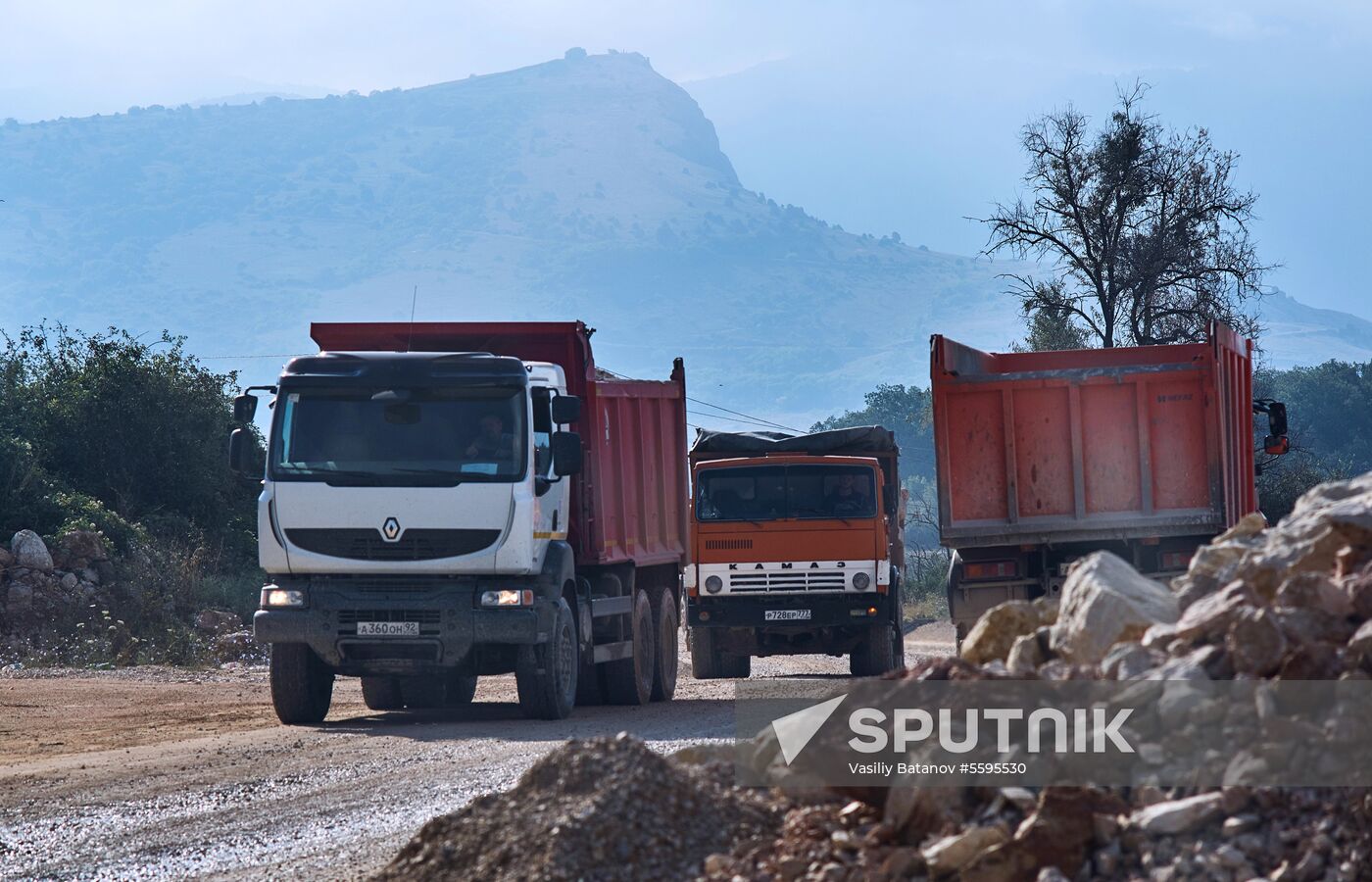 Balaklavskoye fluxing limestone mine in Crimea