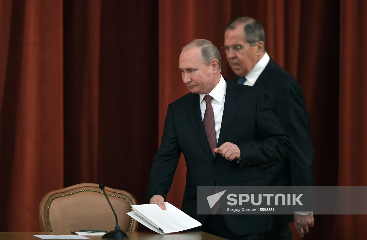 Russian President Vladimir Putin speaks at conference of Russian ambassadors and permanent representatives