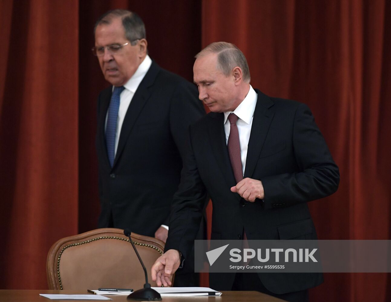 Russian President Vladimir Putin speaks at conference of Russian ambassadors and permanent representatives