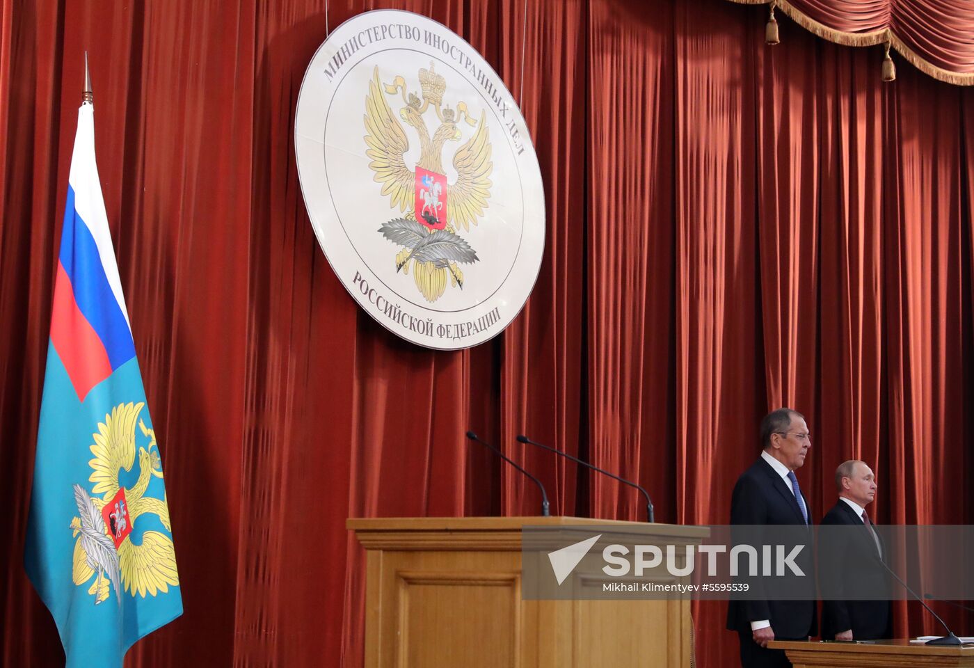 Russian President Vladimir Putin speaks at conference of Russian ambassadors and permanent representatives