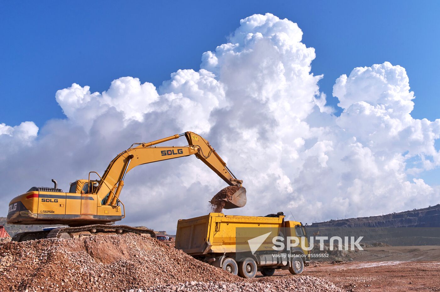 Balaklavskoye fluxing limestone mine in Crimea