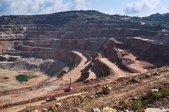Balaklavskoye fluxing limestone mine in Crimea