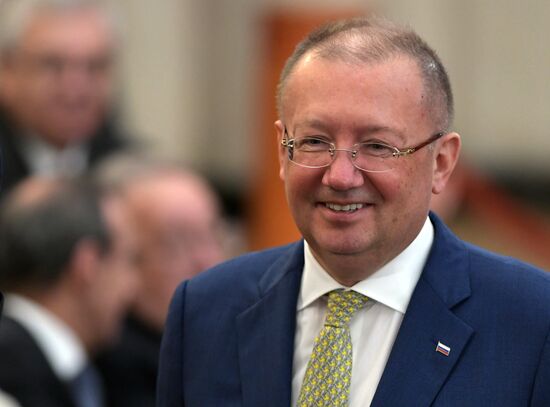 Russian President Vladimir Putin speaks at conference of Russian ambassadors and permanent representatives