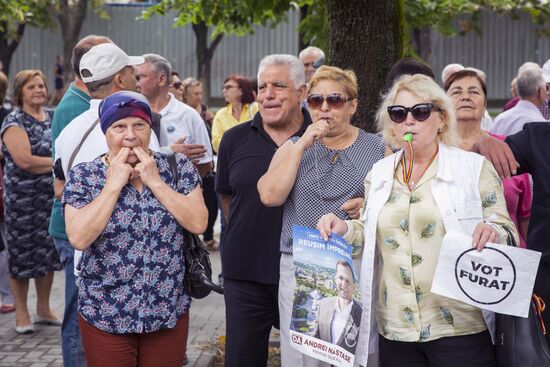 Opposition rally in Chisinau