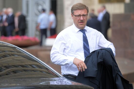 Russian President Vladimir Putin speaks at conference of Russian ambassadors and permanent representatives