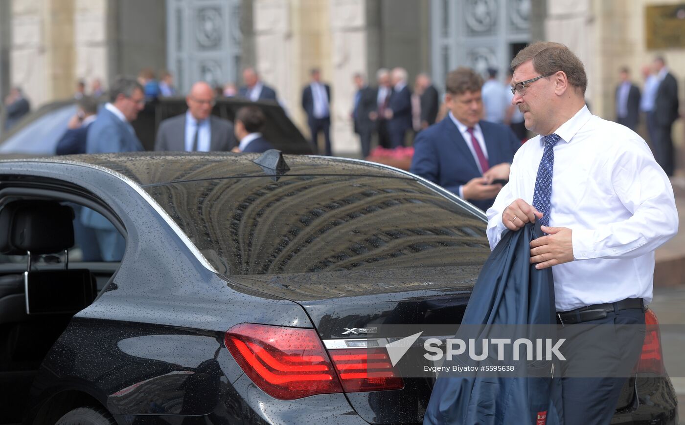 Russian President Vladimir Putin speaks at conference of Russian ambassadors and permanent representatives
