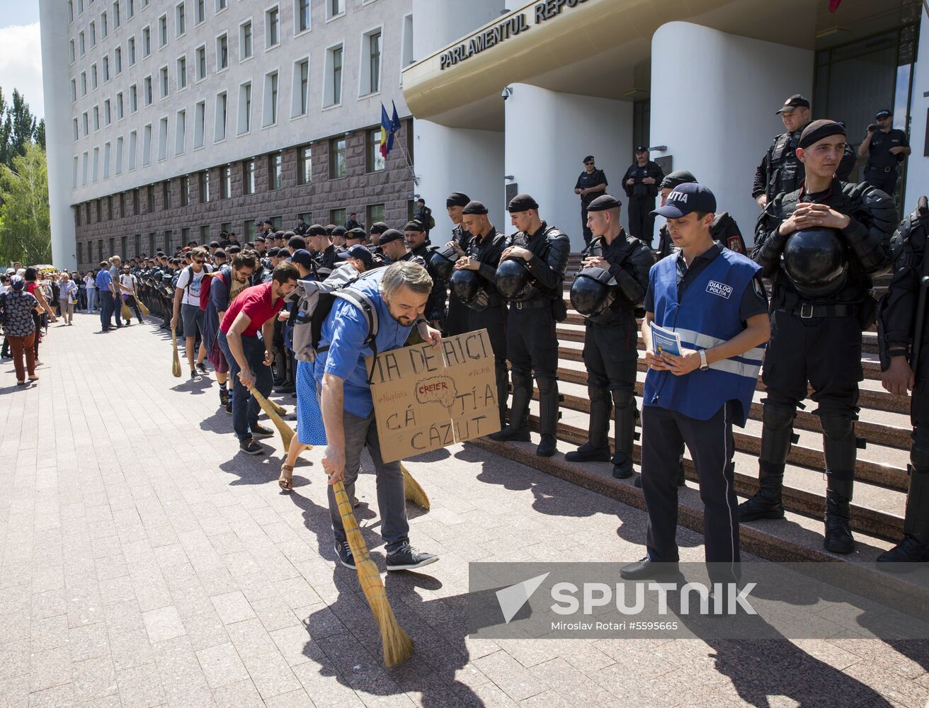 Opposition rally in Chisinau