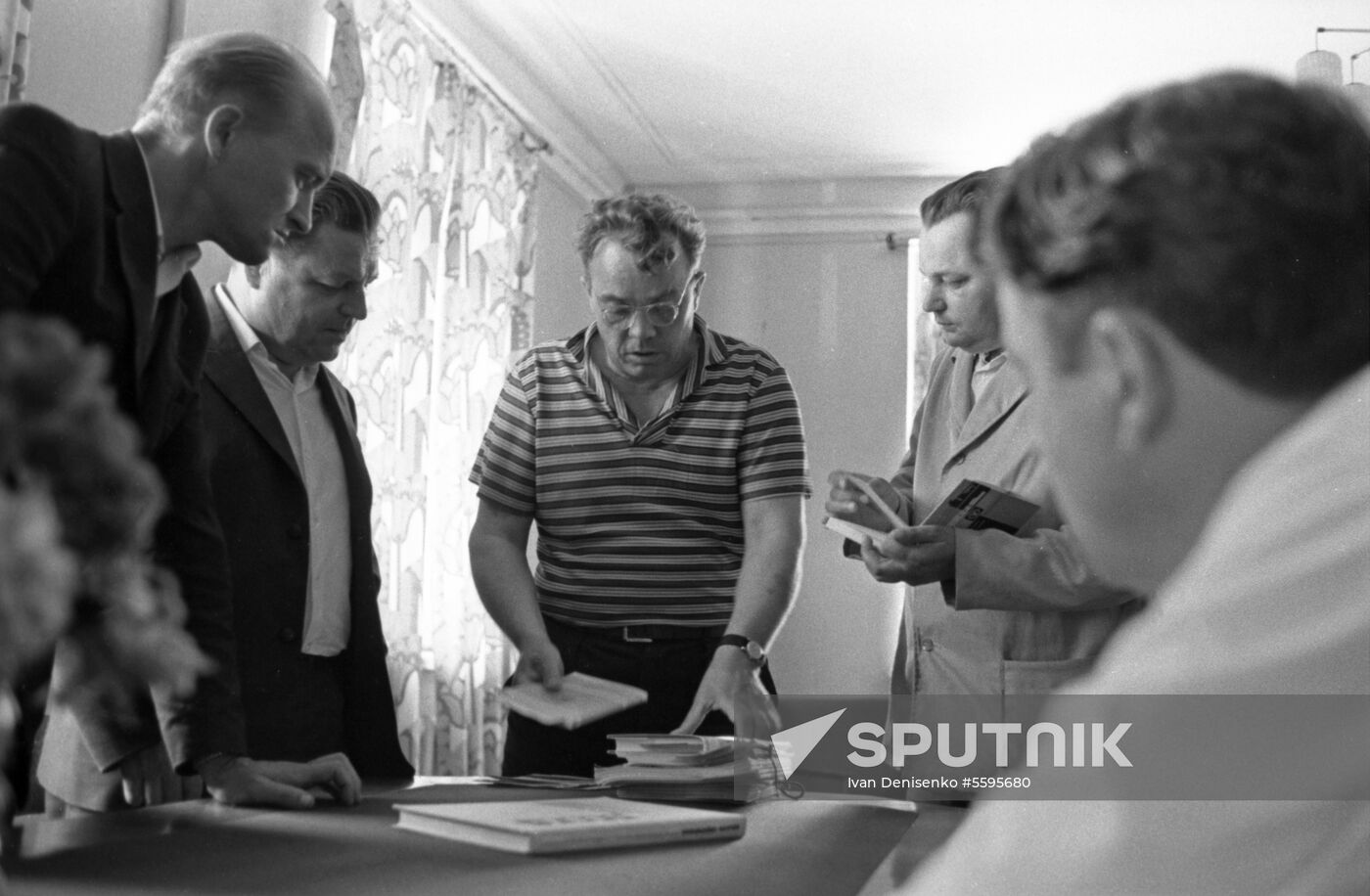 Chairman of Frunze collective farm Vasily Gorin