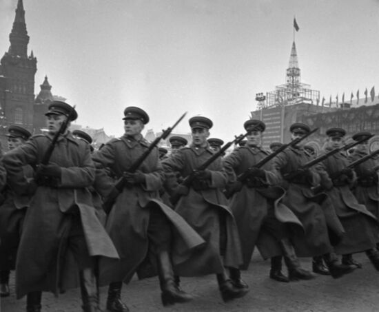 Military parade on Red Square