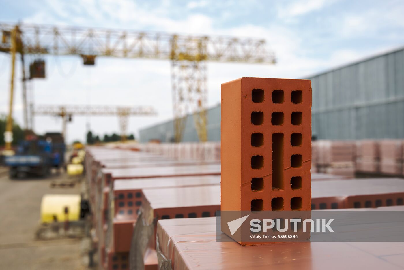 Brick production at Novokubansk Plant of Ceramic Wall Materials