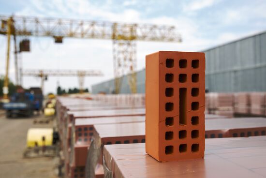 Brick production at Novokubansk Plant of Ceramic Wall Materials