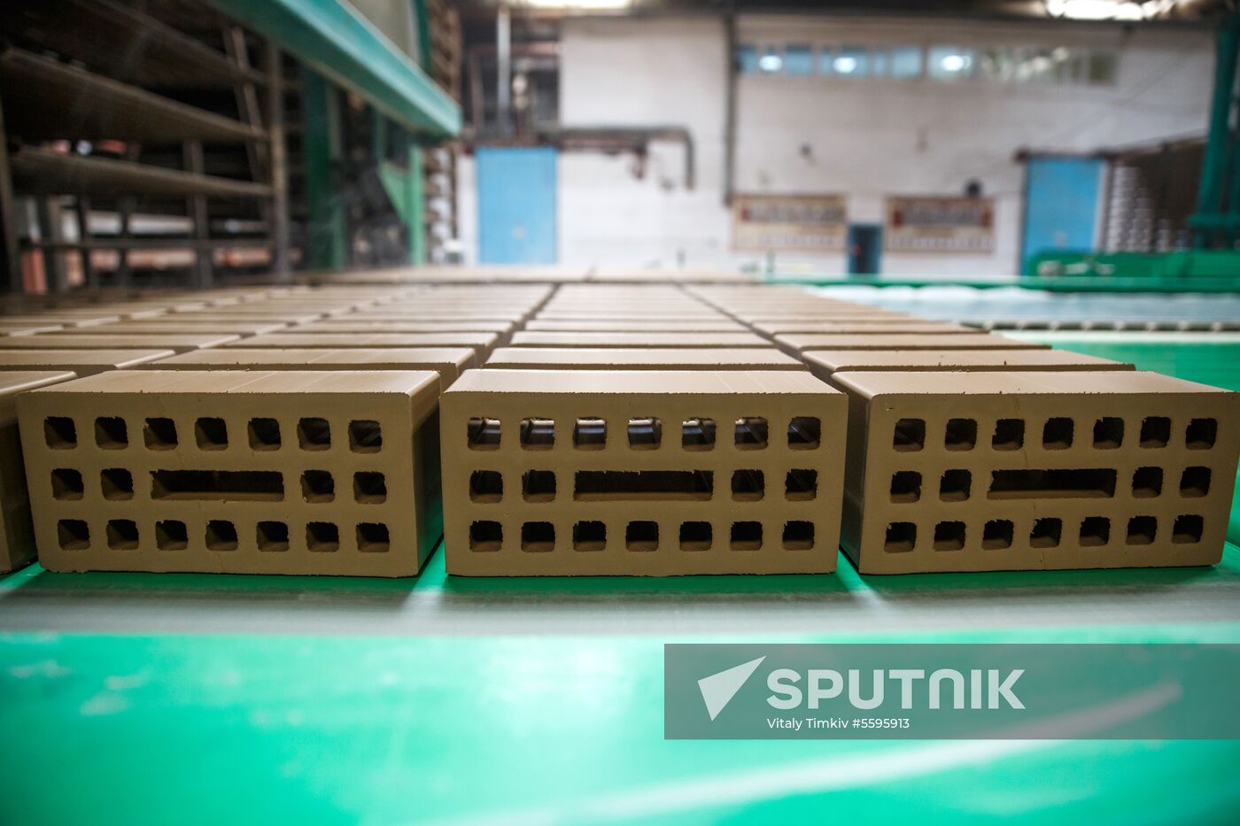 Brick production at Novokubansk Plant of Ceramic Wall Materials