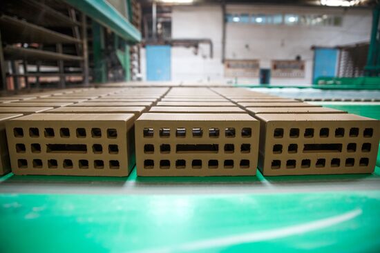 Brick production at Novokubansk Plant of Ceramic Wall Materials