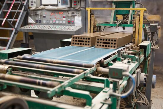 Brick production at Novokubansk Plant of Ceramic Wall Materials
