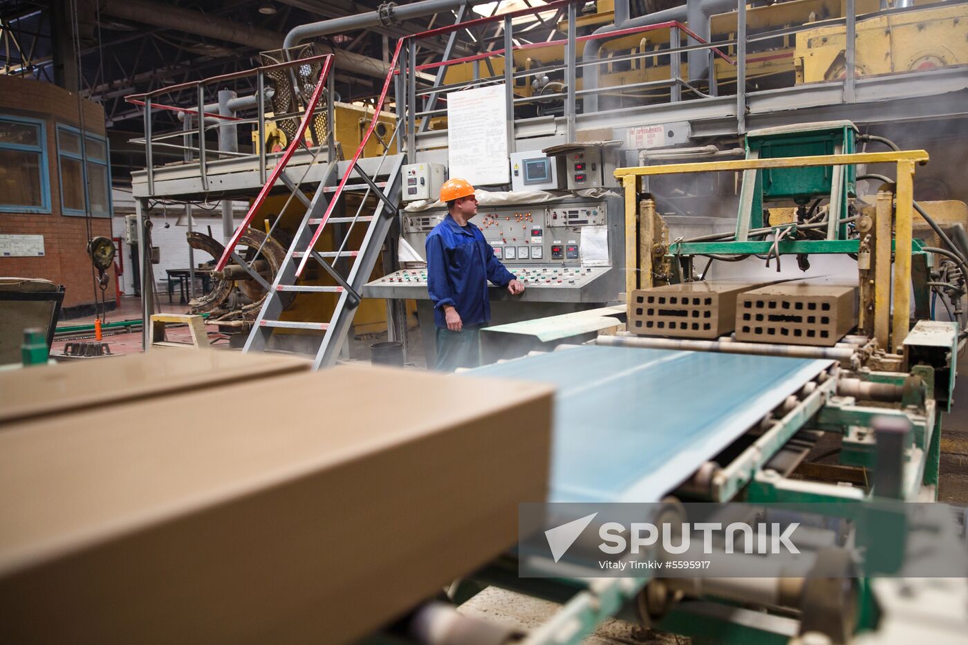 Brick production at Novokubansk Plant of Ceramic Wall Materials