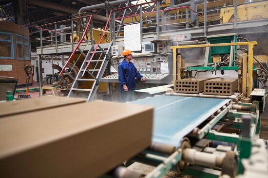 Brick production at Novokubansk Plant of Ceramic Wall Materials