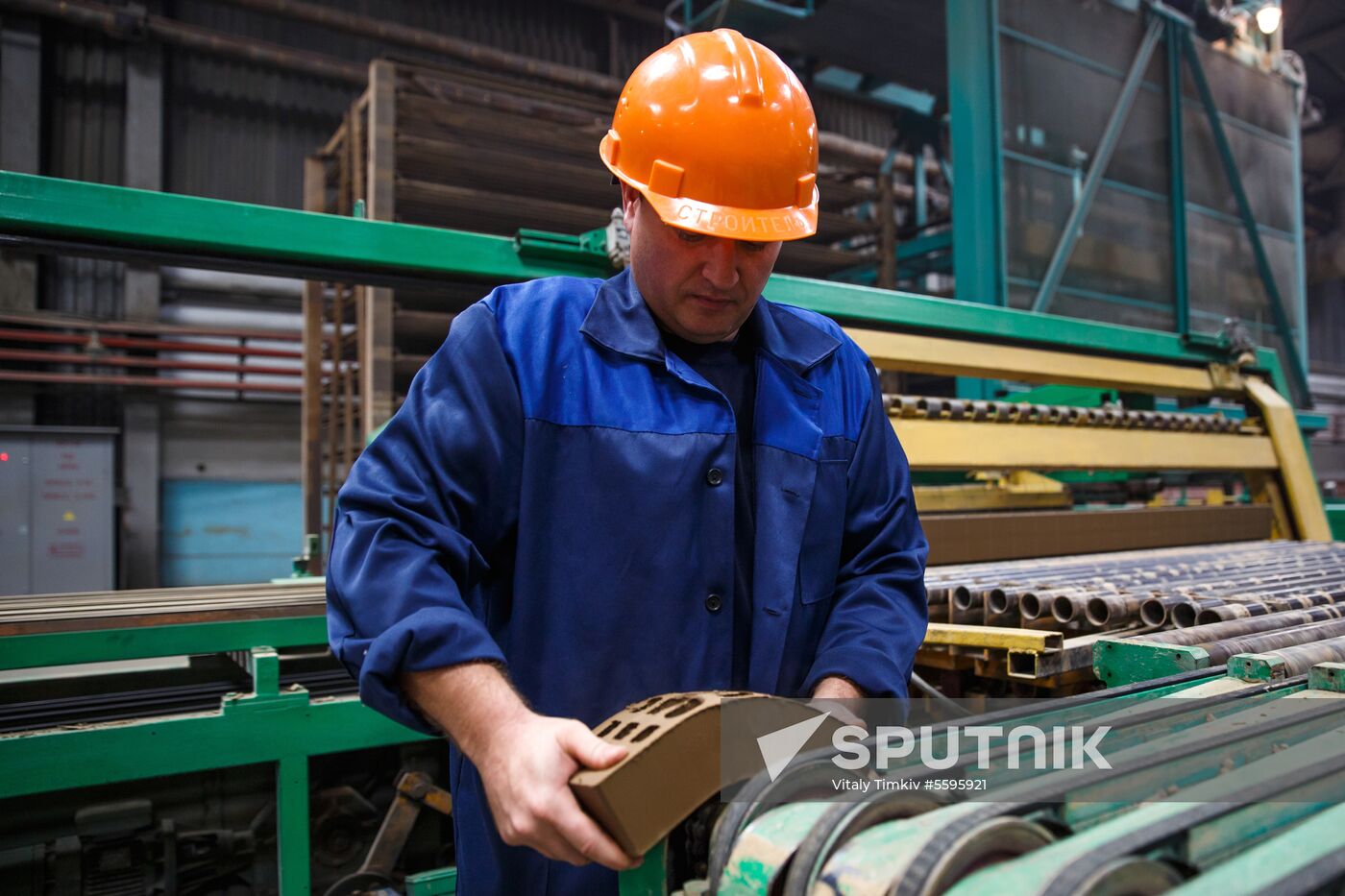 Brick production at Novokubansk Plant of Ceramic Wall Materials