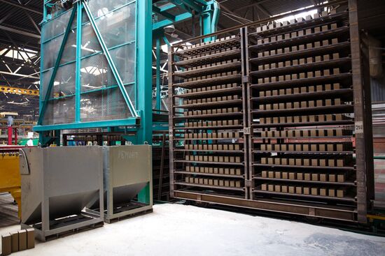 Brick production at Novokubansk Plant of Ceramic Wall Materials