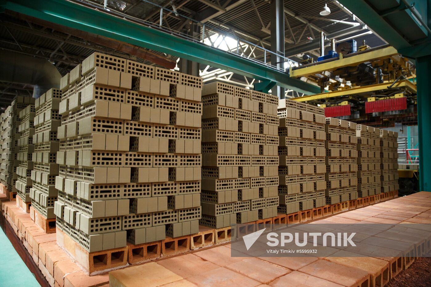 Brick production at Novokubansk Plant of Ceramic Wall Materials