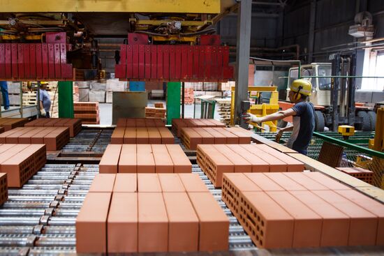 Brick production at Novokubansk Plant of Ceramic Wall Materials