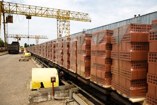 Brick production at Novokubansk Plant of Ceramic Wall Materials