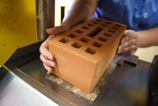 Brick production at Novokubansk Plant of Ceramic Wall Materials