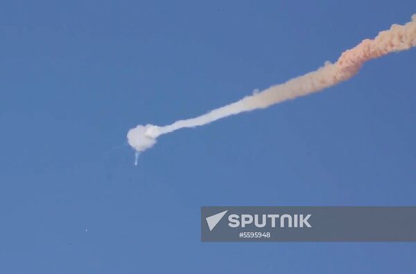 Launch of upgraded interceptor missile at Sary Shagan testing range