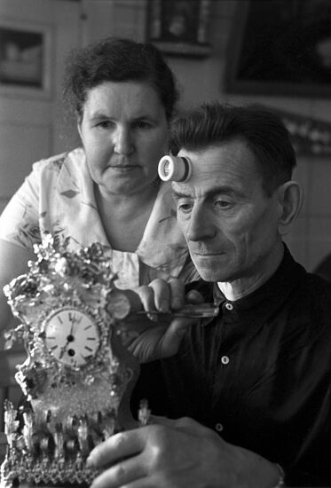 Angarsk clock museum founder