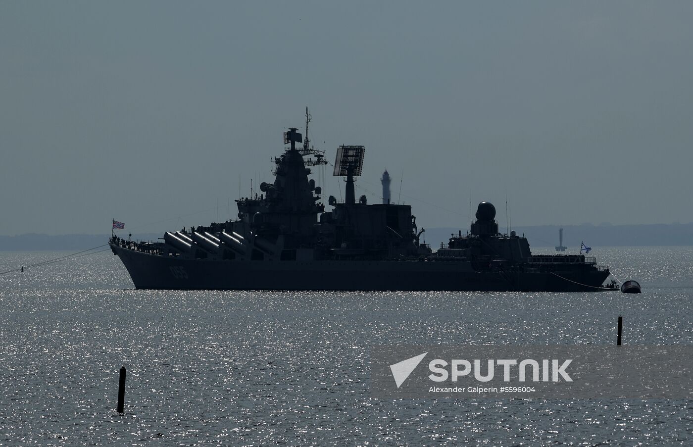 Navy Day parade rehearsal in Kronstadt