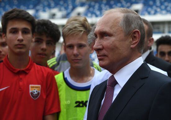 President Vladimir Putin's working trip to Kaliningrad