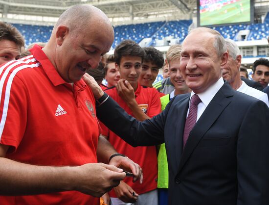 President Vladimir Putin's working trip to Kaliningrad