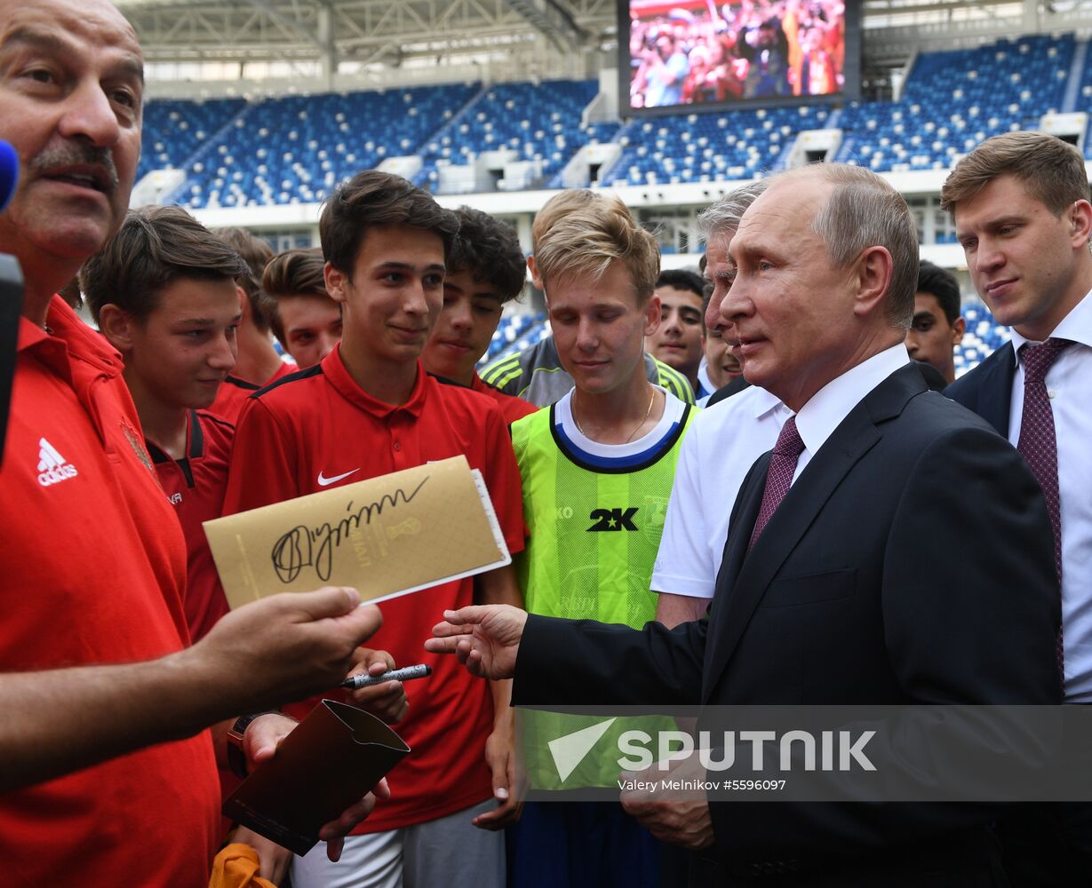 President Vladimir Putin's working trip to Kaliningrad