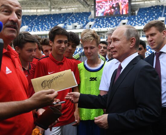 President Vladimir Putin's working trip to Kaliningrad