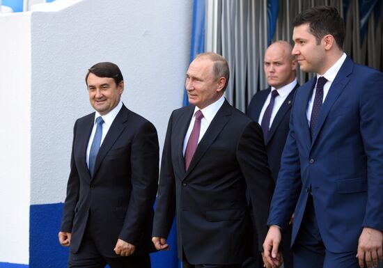 President Vladimir Putin's working trip to Kaliningrad