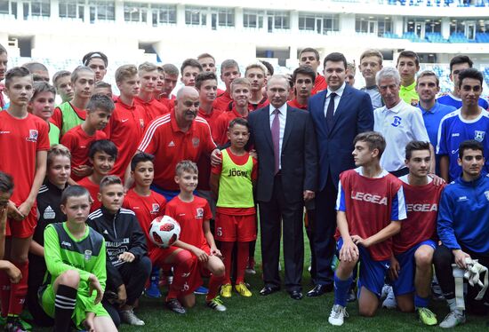 President Vladimir Putin's working trip to Kaliningrad