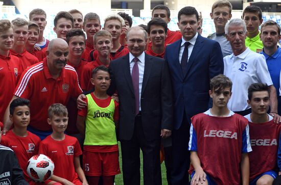 President Vladimir Putin's working trip to Kaliningrad