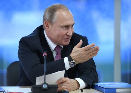 President Vladimir Putin's working trip to Kaliningrad