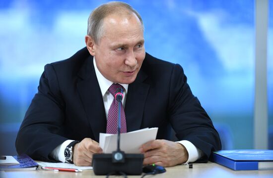 President Vladimir Putin's working trip to Kaliningrad
