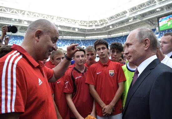 President Vladimir Putin's working trip to Kaliningrad