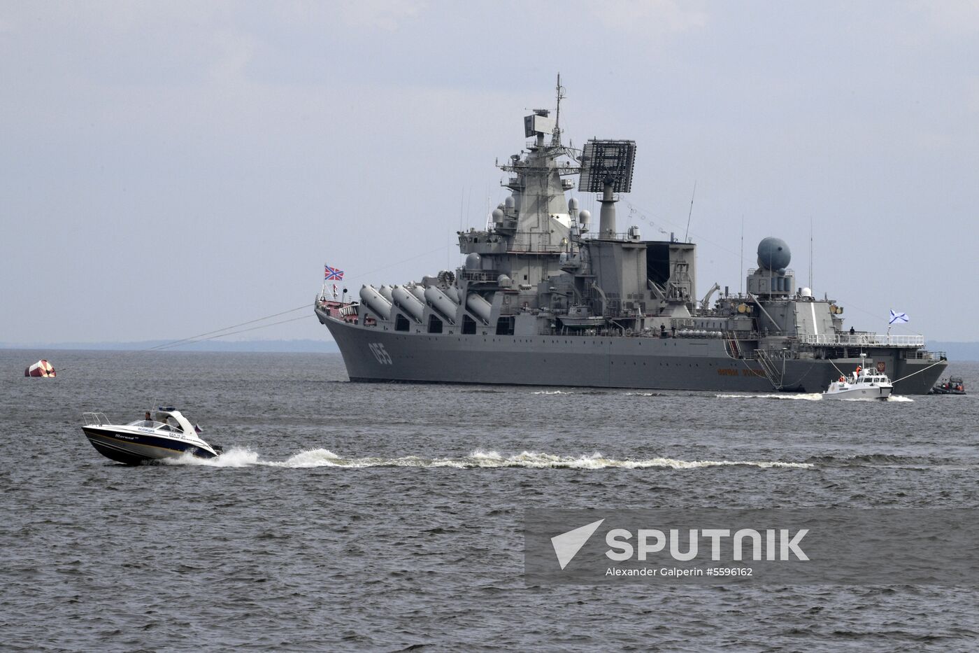 Navy Day parade rehearsal in Kronstadt