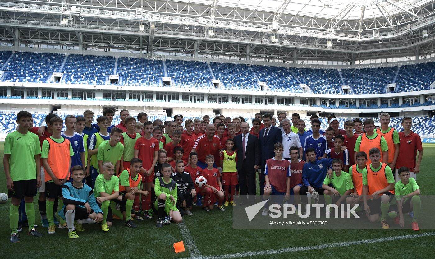 President Vladimir Putin's working trip to Kaliningrad