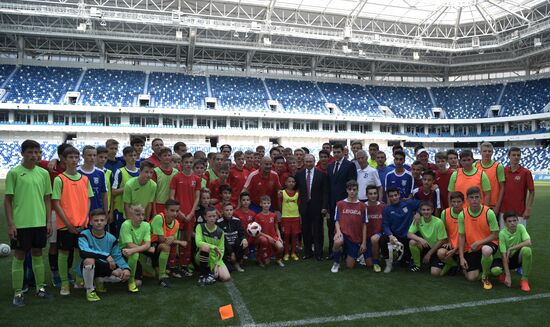 President Vladimir Putin's working trip to Kaliningrad